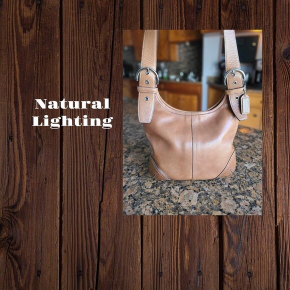 Vintage COACH Hippie Shoulder Bag in british tan - Picture 6 of 10